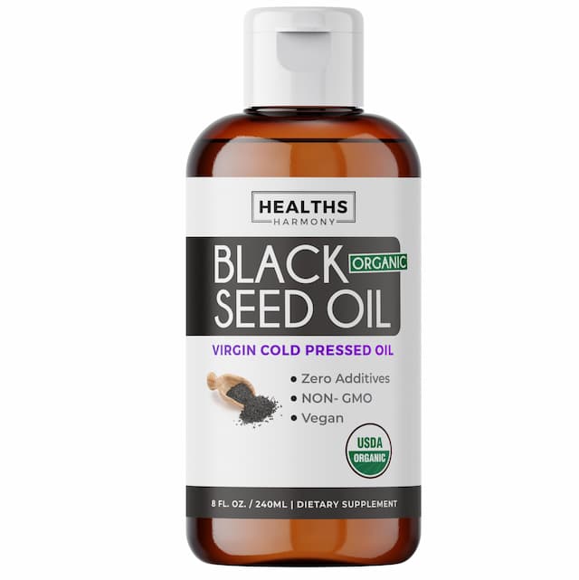 Organic Black Cumin Seed Oil Liquid