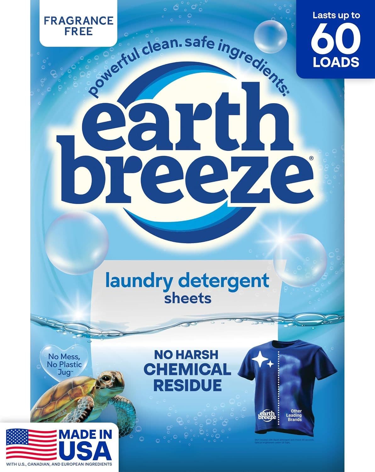 Earth Breeze Fragrance-Free Sheets