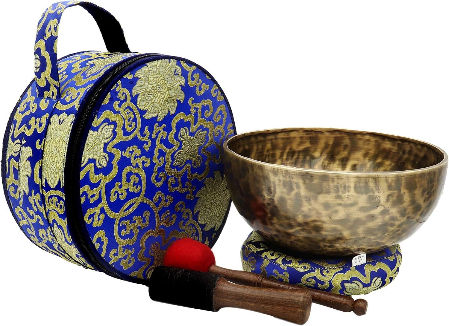 Large Tibetan Singing Bowl Set 10 inch