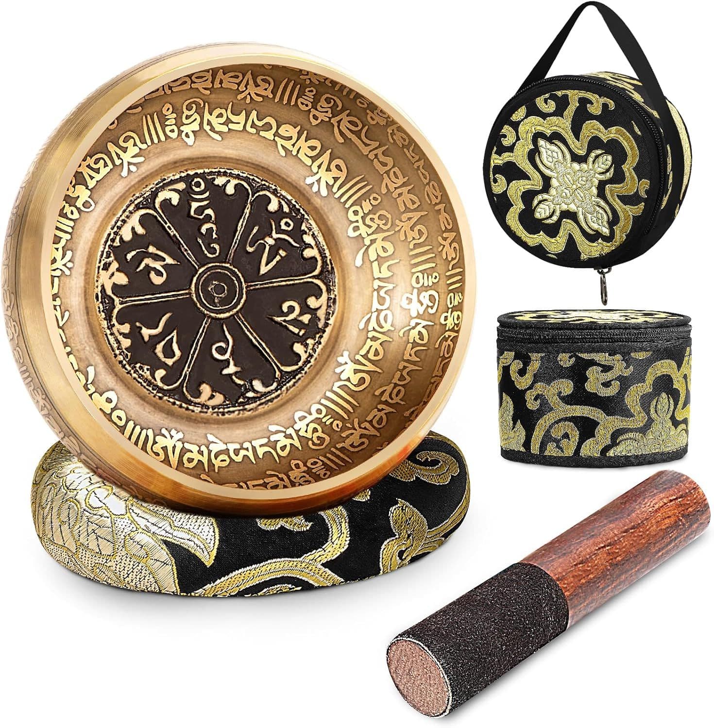 SHANSHUI 5 inch Tibetan Singing Bowl Set