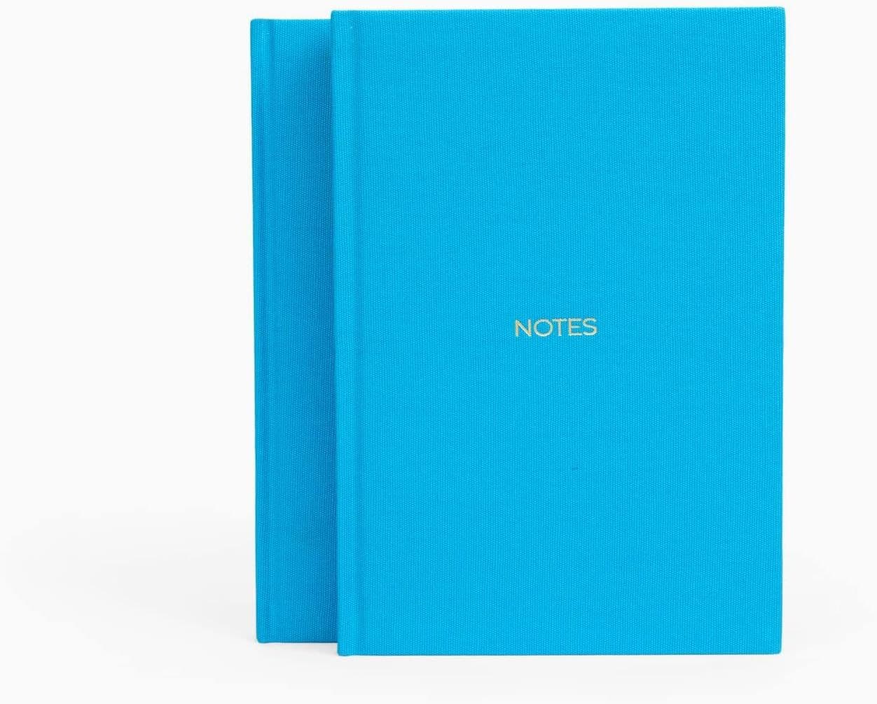Matching linen notebooks (pack of 2)