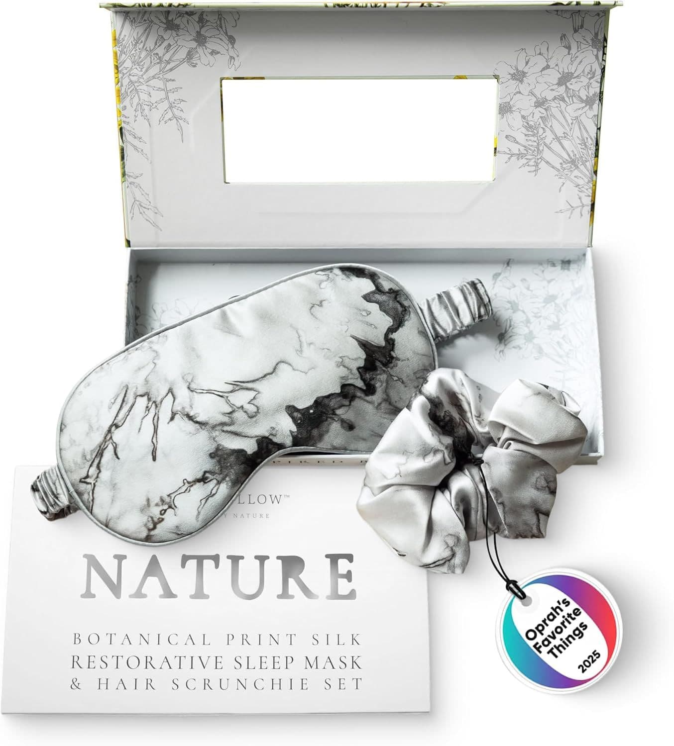 Silk & Willow silk eye mask and scrunchie